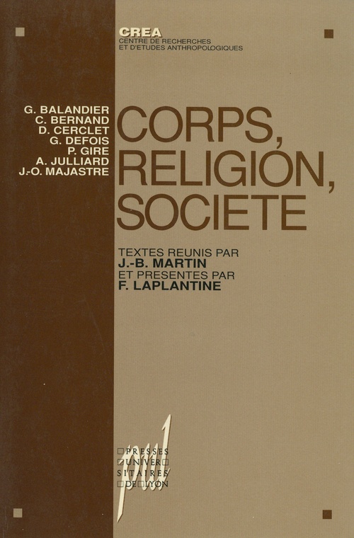Couverture ebook de Corps, religion, société, de Jean-Baptiste Martin