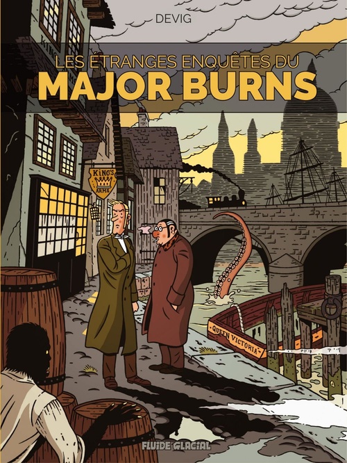 Couverture ebook de Les étranges enquêtes du Majors Burns, de Christophe de Viguerie
