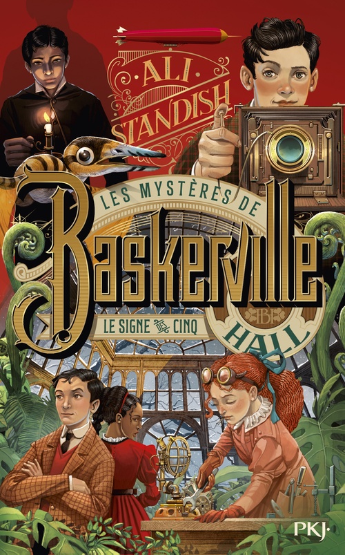 ebook cover of Les mystères de Baskerville Hall - Tome 2 Le Signe des Cinq, by Ali Standish