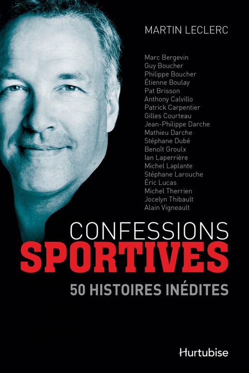 Couverture ebook de Confessions sportives, de Leclerc Martin