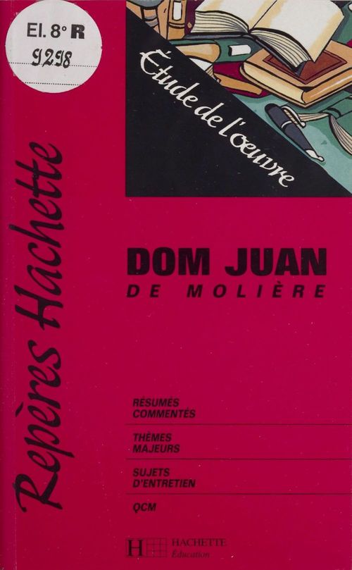 ebook cover of «Dom Juan» de Molière, by Denys, Molière