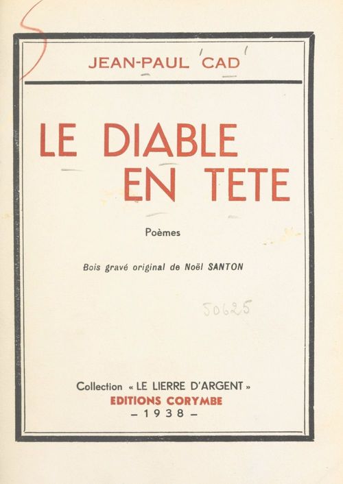 ebook cover of Le diable en tête, by Jean-Paul Cad