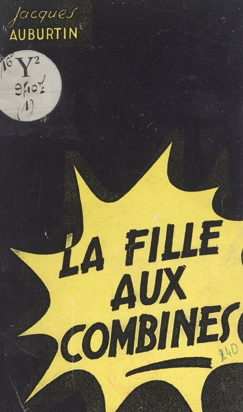 ebook cover of La fille aux combines, by Jacques Auburtin