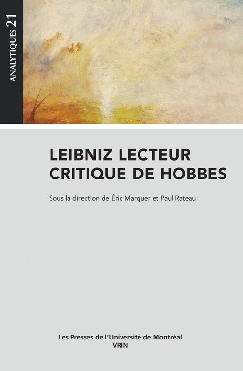 ebook cover of Leibniz lecteur critique de Hobbes, by Eric Marquer, Paul Rateau