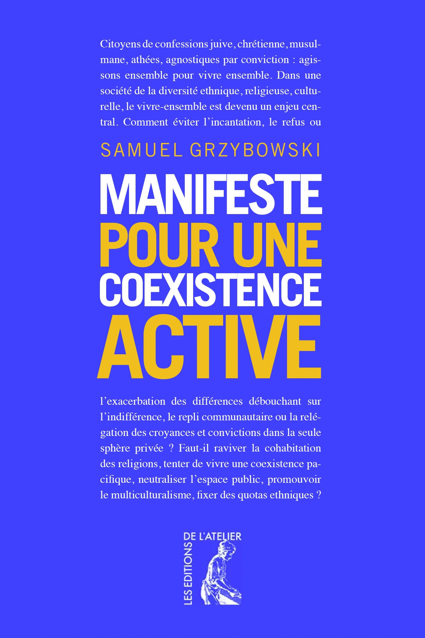 Couverture ebook de Manifeste pour une coexistence active, de Samuel Grzybowski