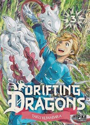 Couverture ebook de Drifting Dragons T03, de Taku Kuwabara