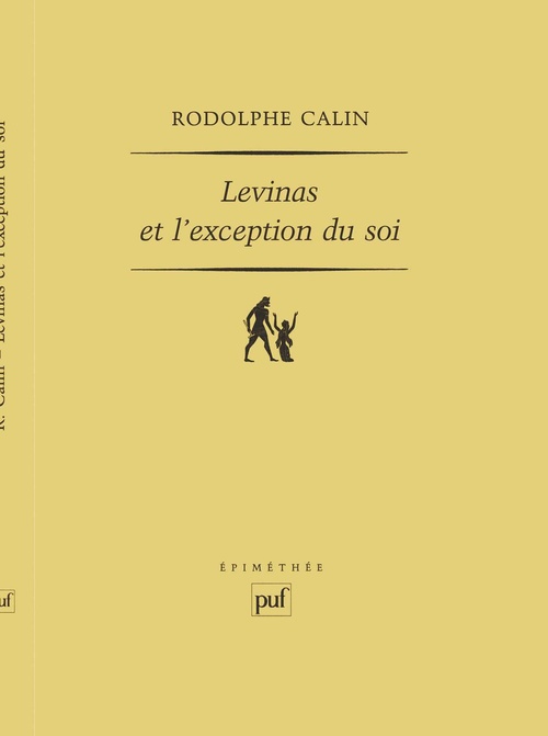 ebook cover of Levinas et l'exception du soi, by Rodolphe Calin