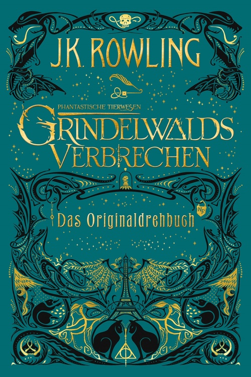 ebook cover of Phantastische Tierwesen: Grindelwalds Verbrechen (Das Originaldrehbuch), by J.K. Rowling