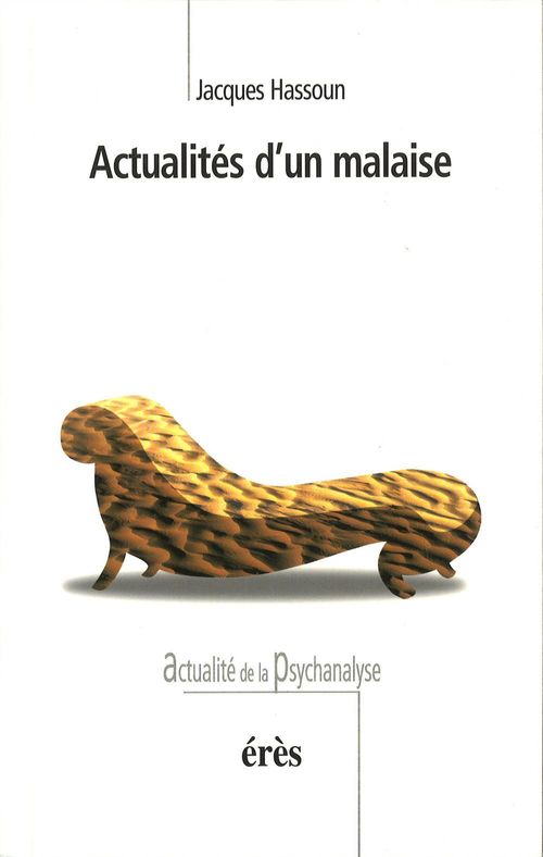 Couverture ebook de Actualités d'un malaise, de Hassoun/Garner