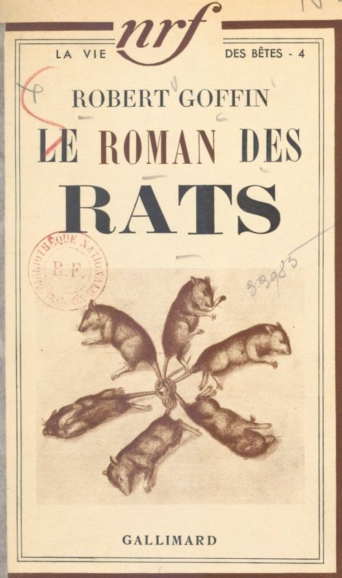 ebook cover of Le roman des rats, by Robet Goffin