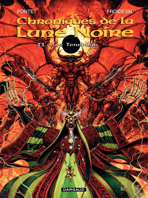 Couverture ebook de Les Chroniques de la Lune Noire - Tome 11 - Ave Tenebrae, de François Froideval, Cyril Pontet