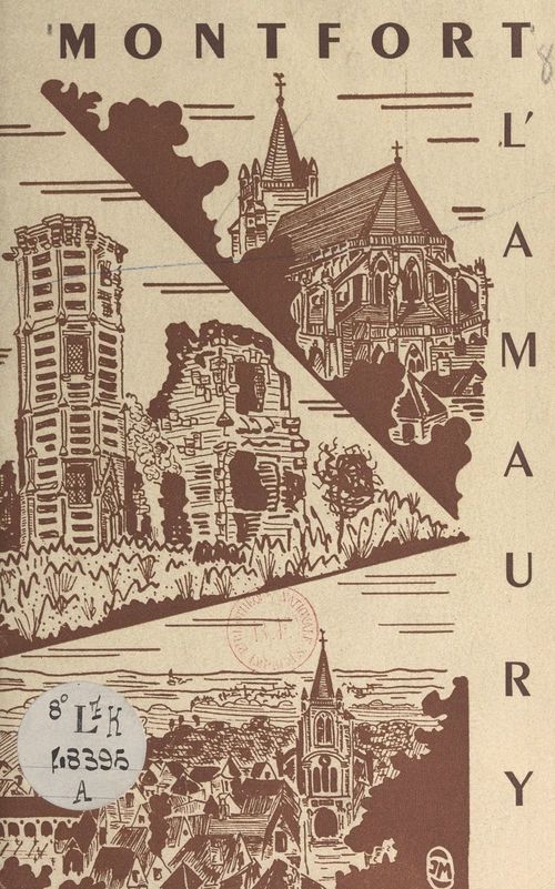 Couverture ebook de Montfort-l'Amaury, de Albert Guimbert
