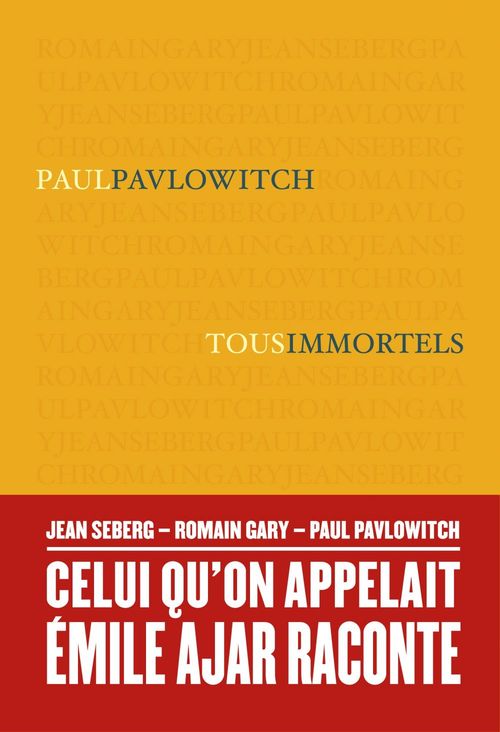 ebook cover of Tous immortels, by Paul Pavlowitch