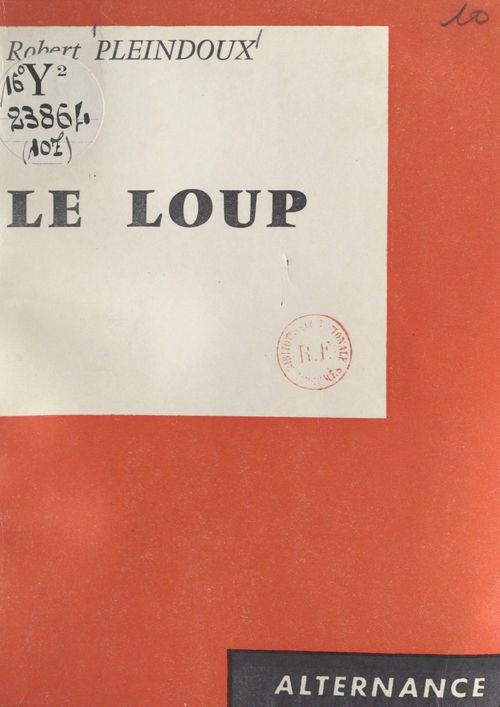 Couverture ebook de Le loup, de Robert Pleindoux