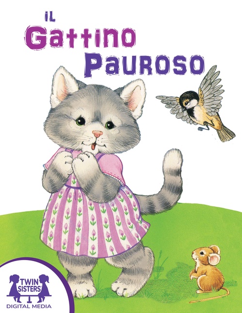 ebook cover of Il Gattino Pauroso, by Roz Rosenbluth