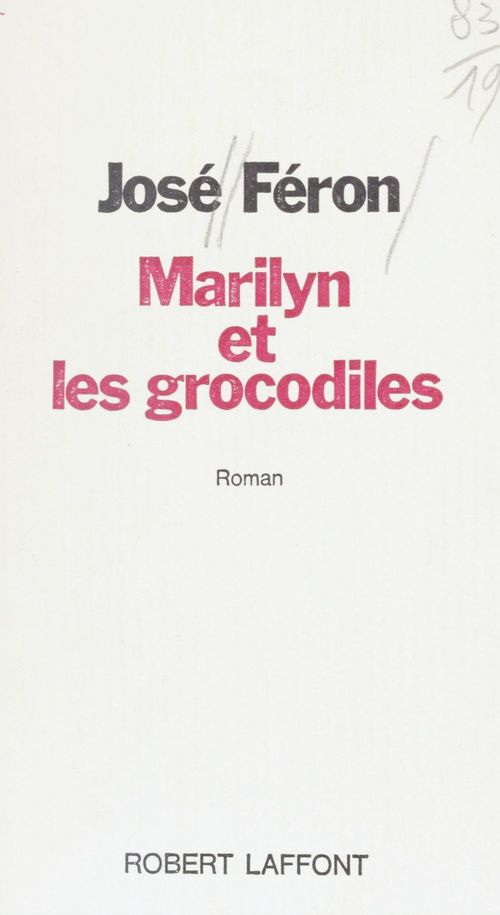 Couverture ebook de Marilyn et les grocodiles, de Jose Feron