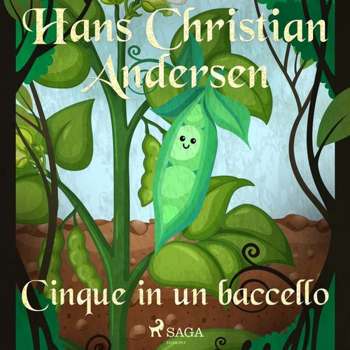 Couverture audiobook de Cinque in un baccello, de Hans Christian Andersen