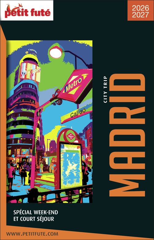 Couverture ebook de Guide Madrid City Trip 2025/2026 City trip Petit Futé, de Collectif