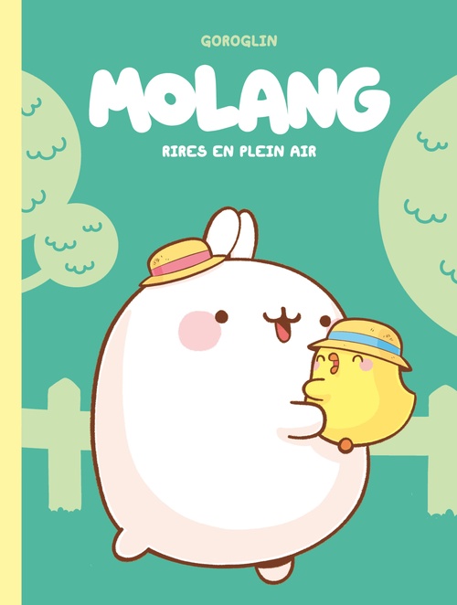 Couverture ebook de Molang - Tome 1 - Rires en plein air, de Goroglin