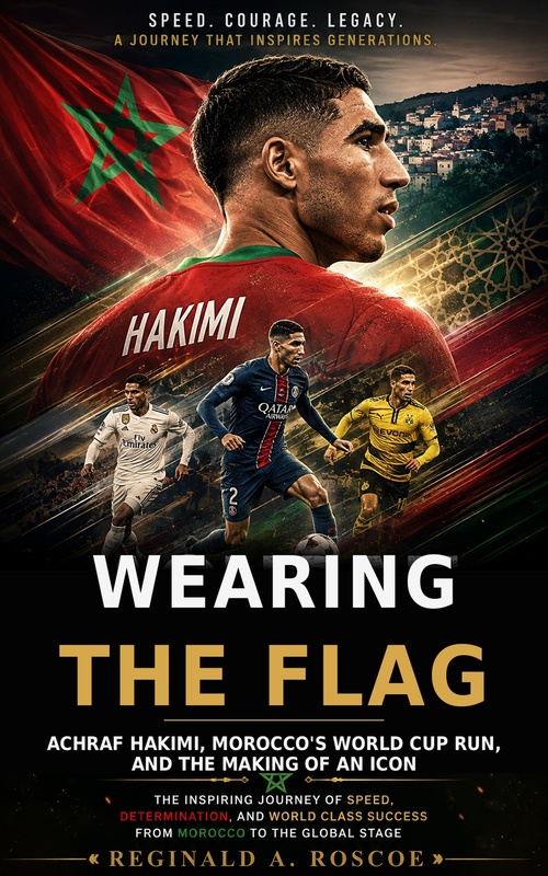ebook cover of WEARING THE FLAG, by REGINALD A. ROSCOE
