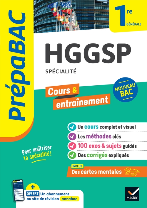 ebook cover of Prépabac - HGGSP 1re générale (spécialité), by Cécile Gaillard, Cécile Gintrac, Vanessa Mercier, Franck Rimbert, Frédéric Viénot, Laurent-Henri Van de Wandel