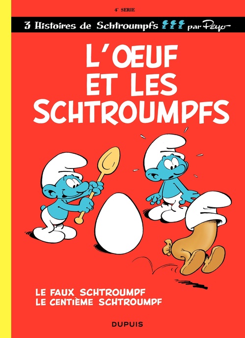 Couverture ebook de Les Schtroumpfs - Tome 4 - L'Oeuf et les Schtroumpfs, de Peyo