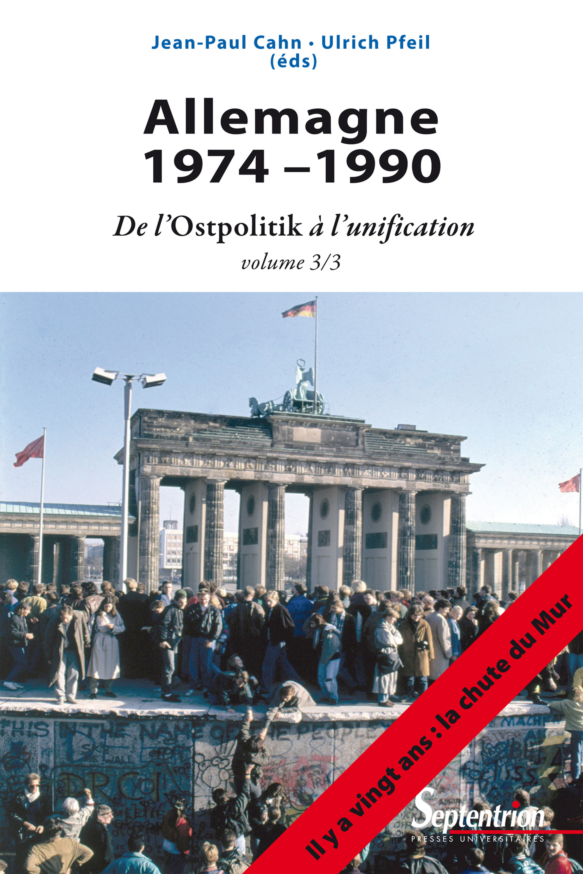 ebook cover of Allemagne 1974-1990, by Pu Septentrion