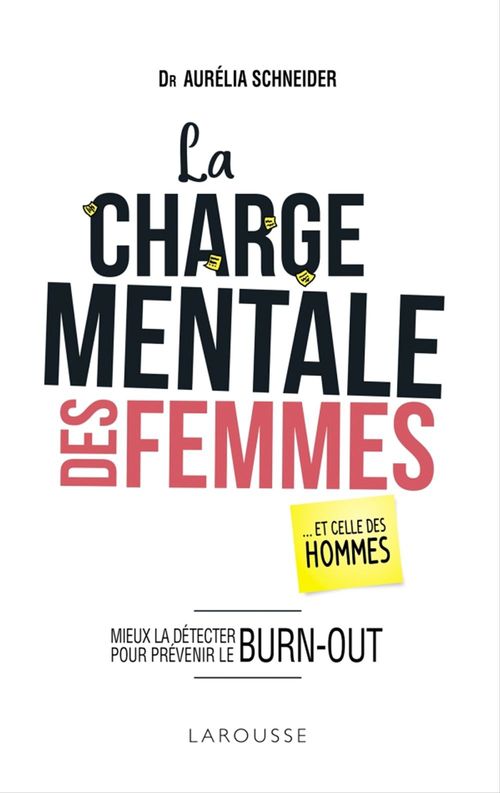 Couverture ebook de La charge mentale des femmes, de Aurélia Schneider