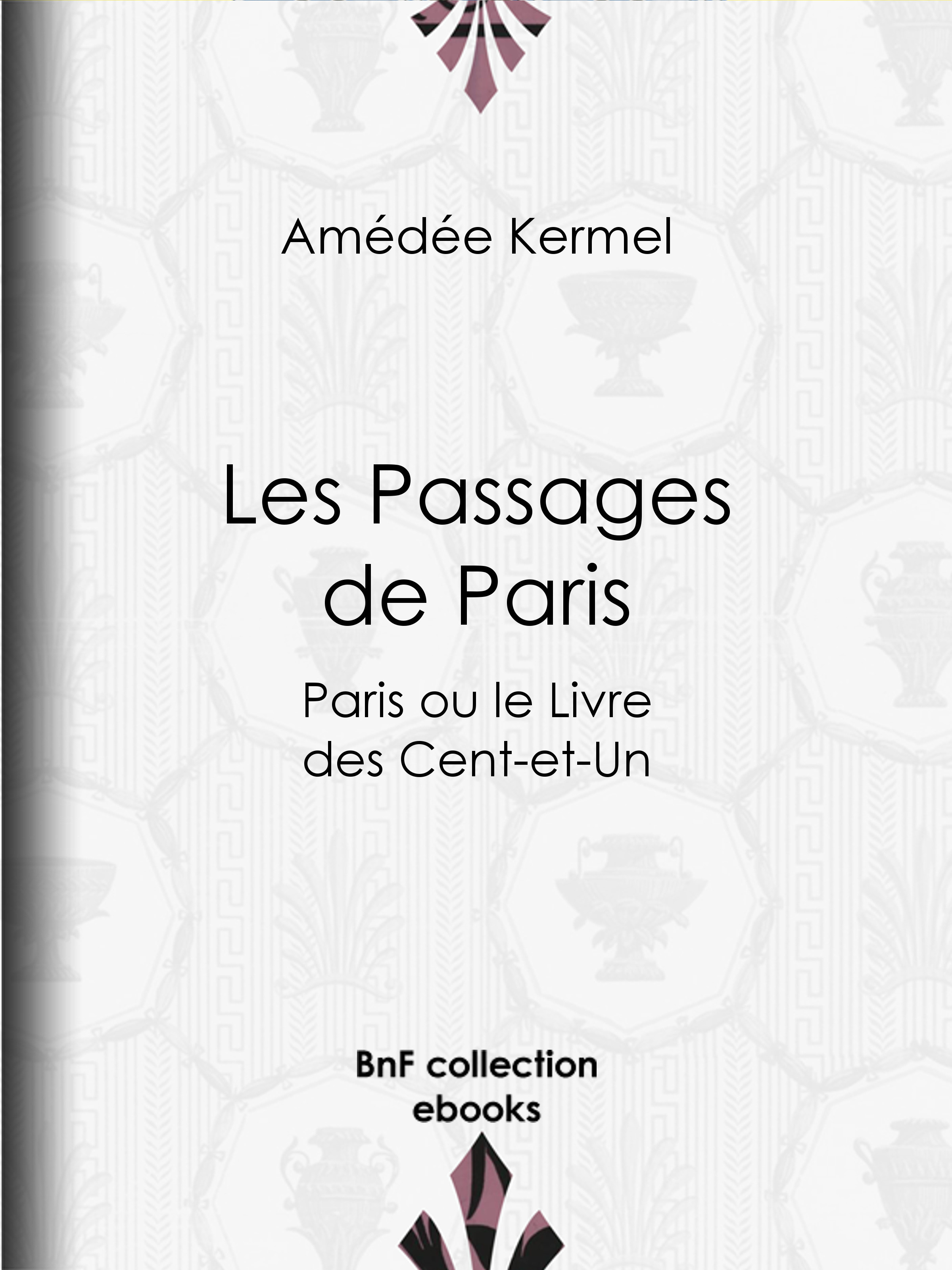 ebook cover of Les Passages de Paris, by Amedee Kermel