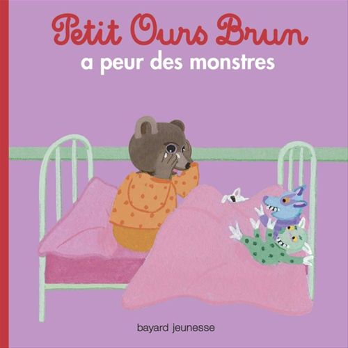 Couverture ebook de Petit Ours Brun a peur des monstres, de Marie Aubinais
