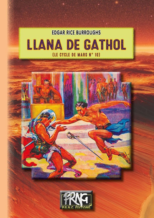 ebook cover of Llana de Gathol (Cycle de Mars n° 10), by Edgar Rice Burroughs