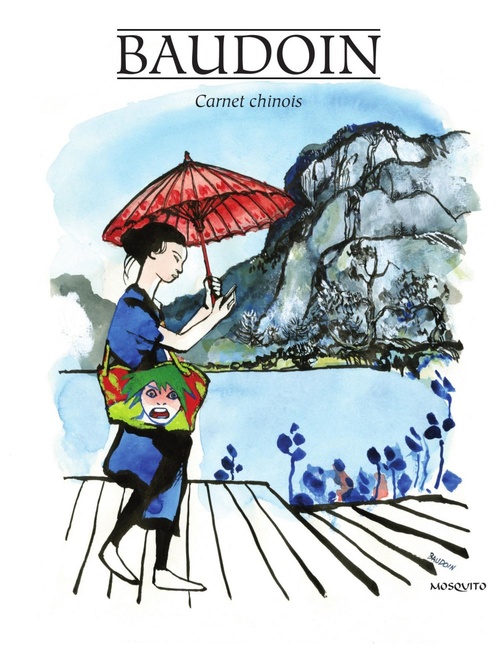 ebook cover of Carnet Chinois, by Edmond Baudoin