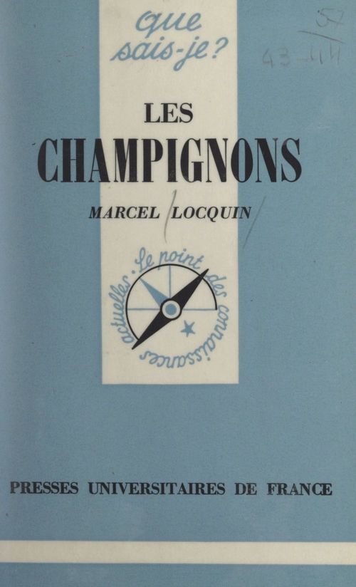 ebook cover of Les champignons, by Marcel Locquin