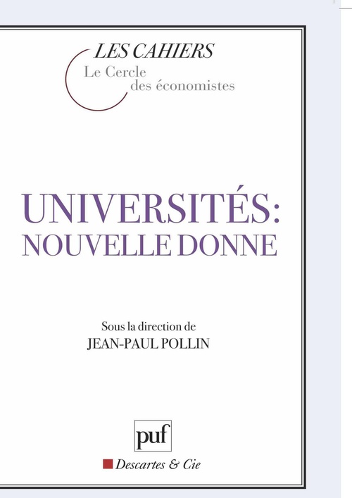 ebook cover of Universités : nouvelle donne, by Jean-Paul Pollin