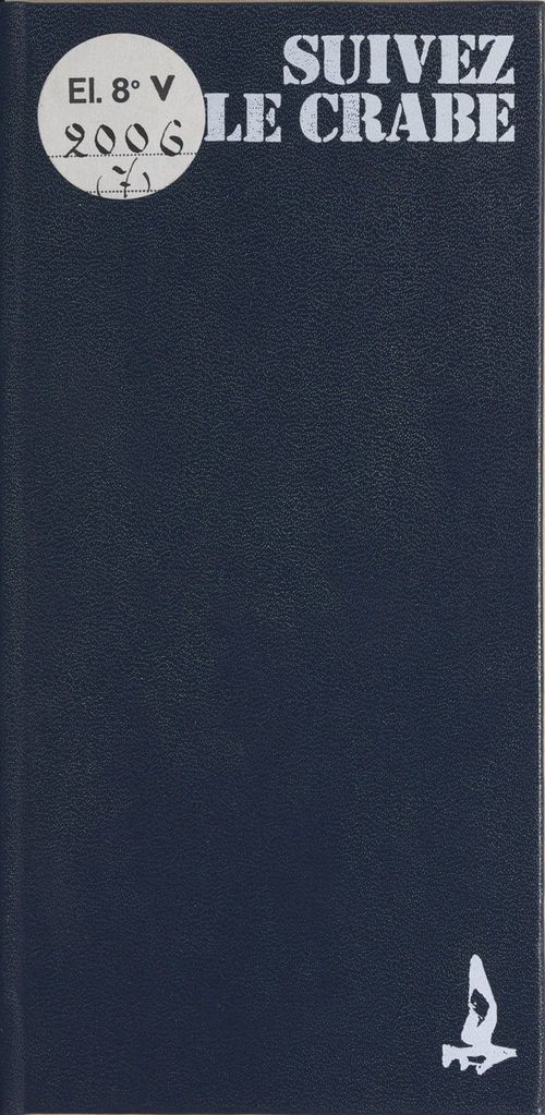 Couverture ebook de Suivez le crabe, de Gwenn-aël Bolloré