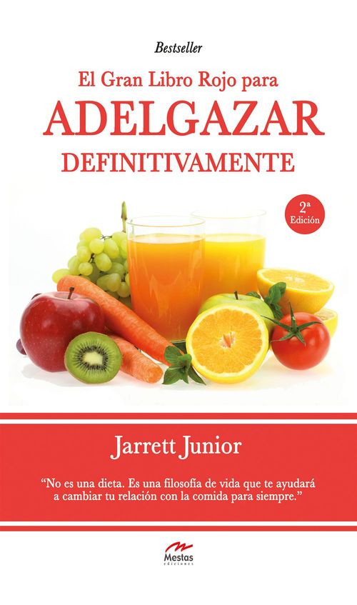 Couverture ebook de El gran Libro Rojo para adelgazar definitivamente, de Jarrett Junior