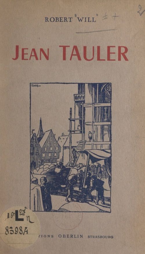 ebook cover of Jean Tauler, by Robert Will