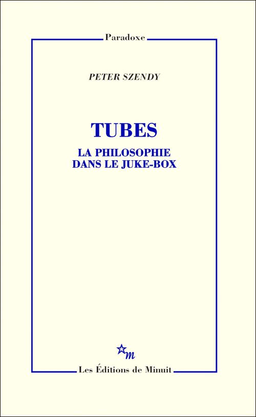 ebook cover of Tubes. La philosophie dans le juke-box, by Peter Szendy