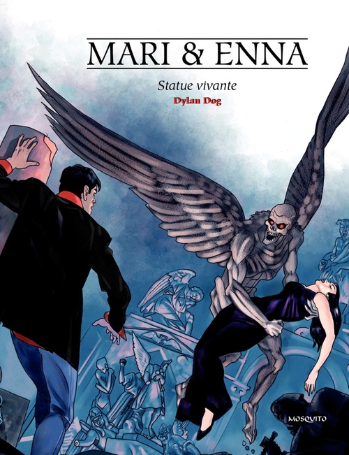 Couverture ebook de Dylan Dog - Statue vivante, de Bruno Enna, Nicola Mari