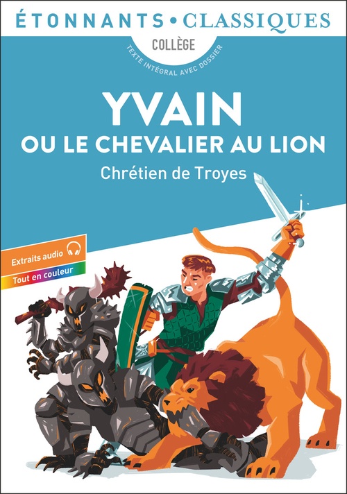 ebook cover of Yvain ou Le Chevalier au lion, by Chrétien de Troyes