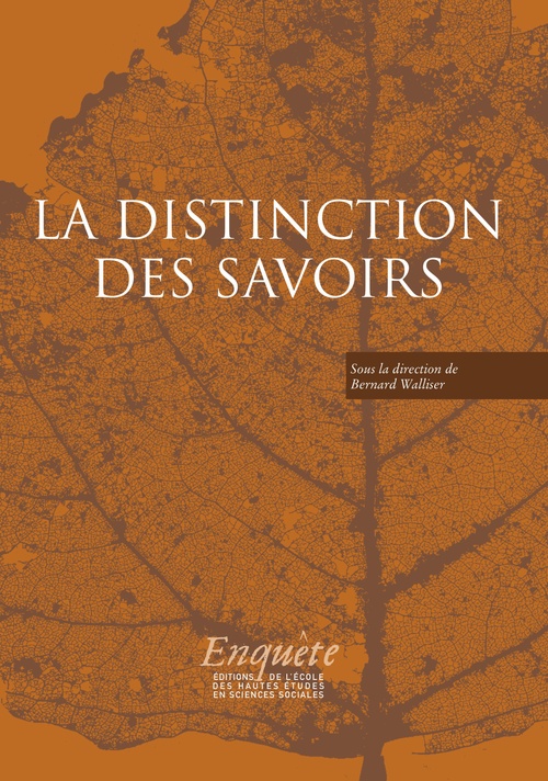 Couverture ebook de La distinction des savoirs, de Bernard Walliser