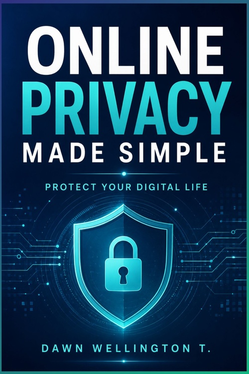 Couverture ebook de Online Privacy Made Simple: Protect Your Digital Life, de Dawn Wellington T.