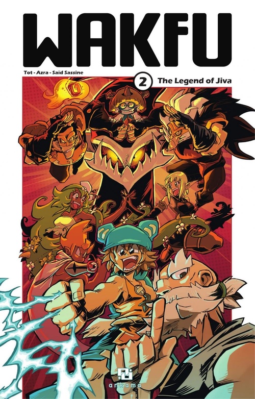 Couverture ebook de Wakfu Manga - Volume 2 - The Legend of Jiva, de Azra, Tot
