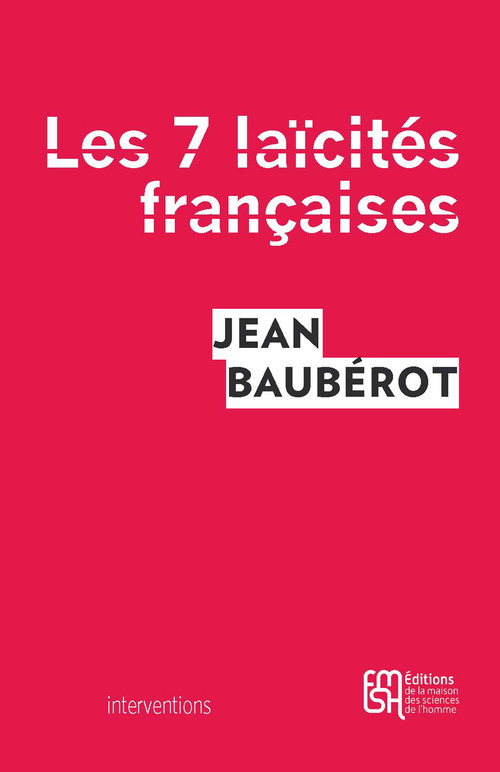 ebook cover of Les sept laïcités françaises, by Jean Baubérot