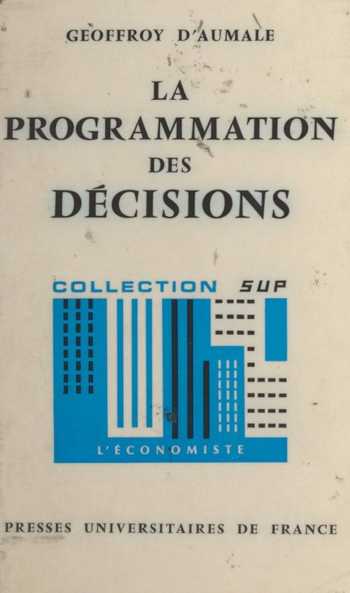 ebook cover of La programmation des décisions, by Geoffroy D''Aumale