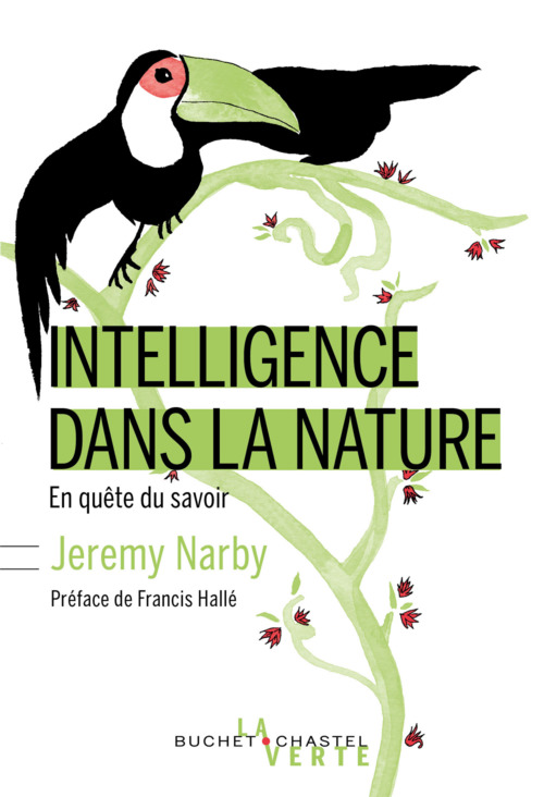 Couverture ebook de L'intelligence dans la nature, de Jérémy Narby