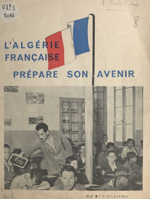 Couverture ebook de L'Algérie française prépare son avenir, de Simon Merle
