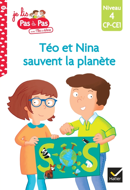 ebook cover of Téo et Nina sauvent la planète - CP-CE1 niveau 4, by Isabelle Chavigny, Marie-Hélène Van Tilbeurgh