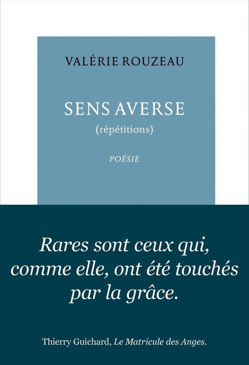 Couverture ebook de Sens averse (répétitions), de Valérie Rouzeau