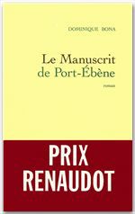 ebook cover of Le manuscrit de Port-Ebène, by Dominique Bona
